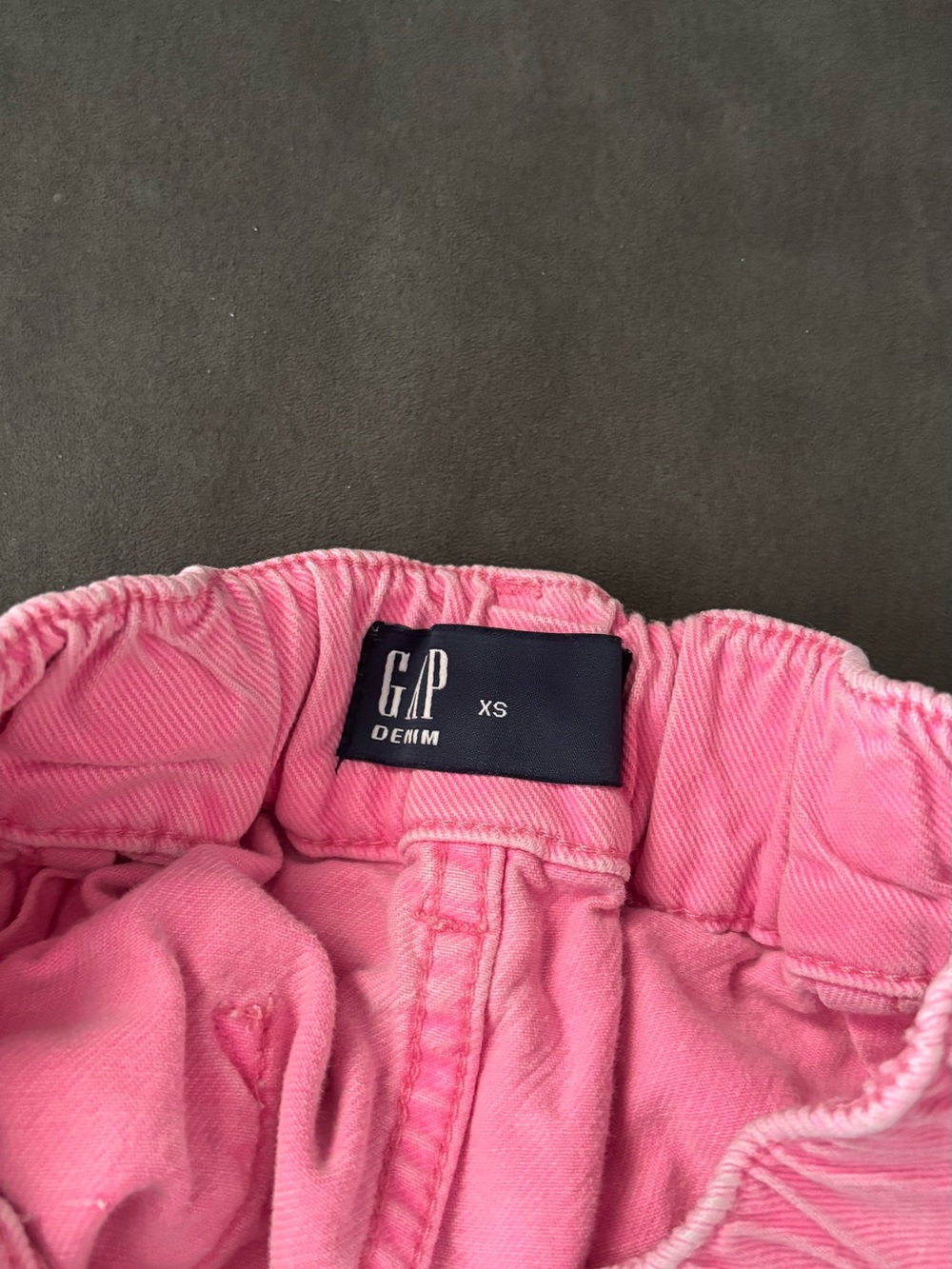 GAP Kids Bright Pink Denim Waistband Jeans